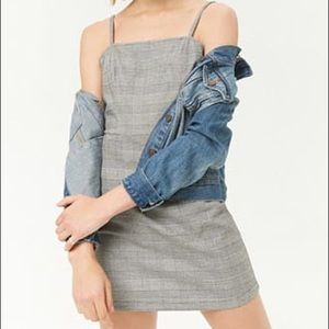 Plaid bodycon dress